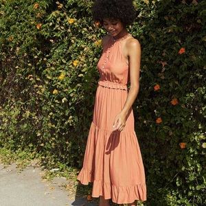 Christy Dawn-The Reese Dress-Peach-Small